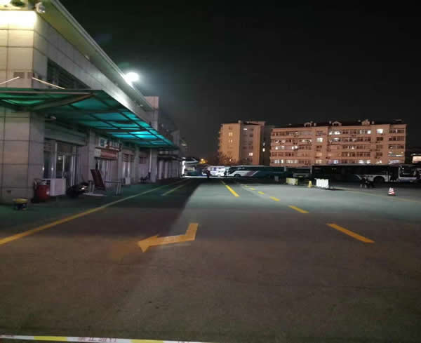 青島劃線分享公交車停車位劃線