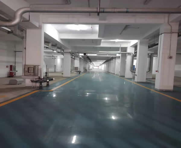 青島城陽(yáng)優(yōu)源水處理車(chē)間劃線竣工